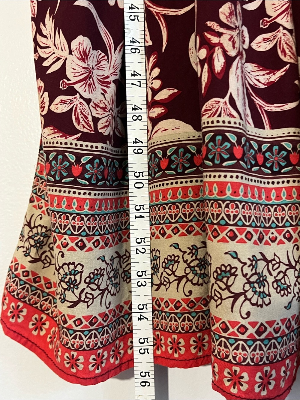 beachlunchlounge Floral Print Maxi Dress with Pockets size Medium Boho Summer - Picture 10 of 10